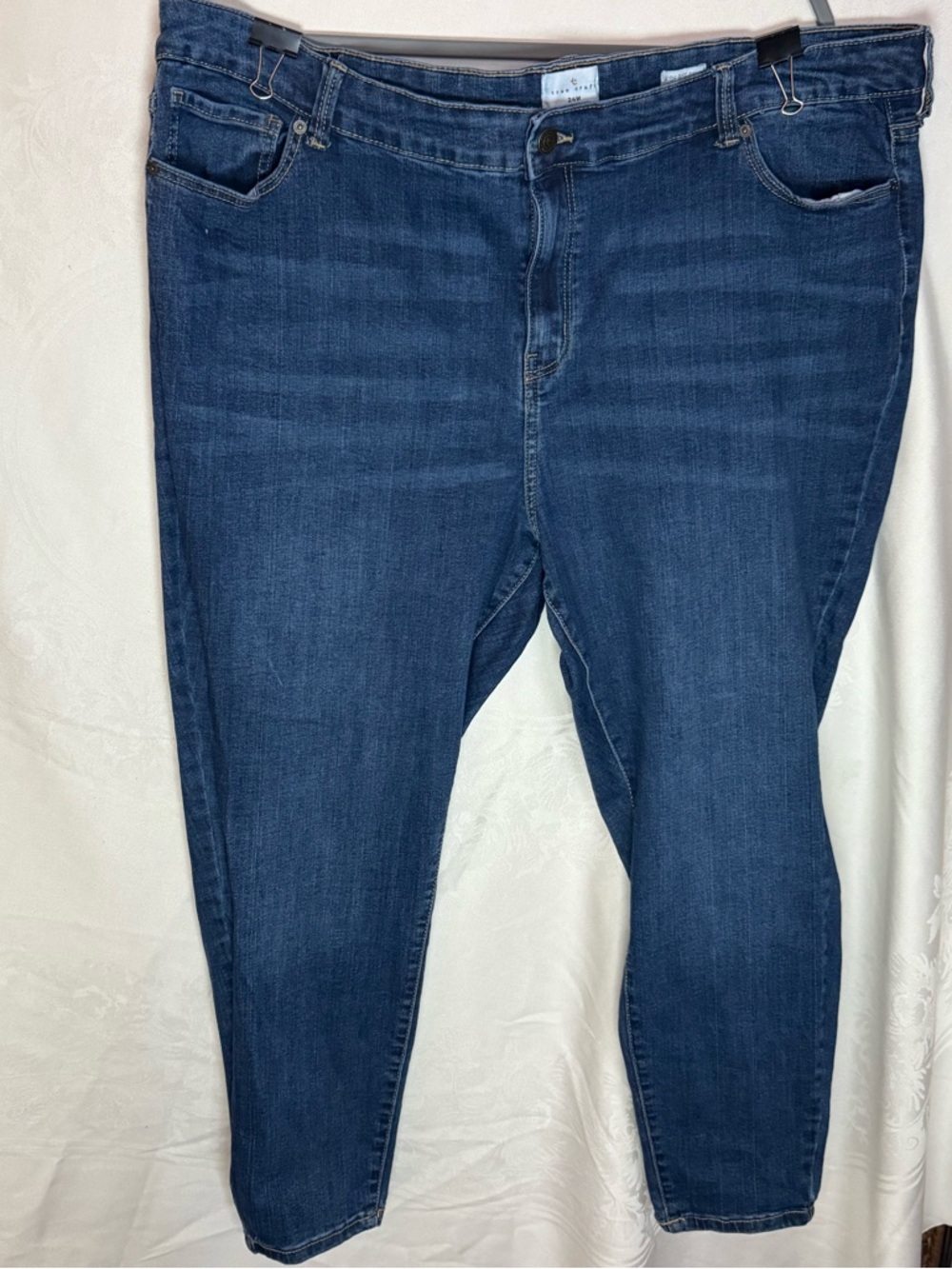 True Craft Women's Dark High-Rise Skinny Jeans